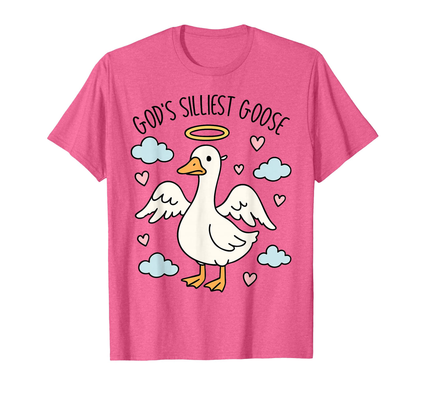 Funny Christian Silly Goose On The Loose God's Siliest Goose T-Shirt