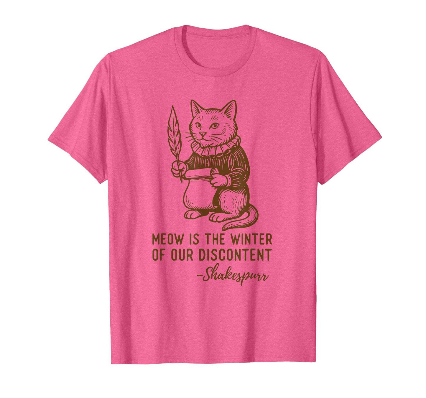 Funny Shakespeare Quote Cat Shakespurr T-Shirt