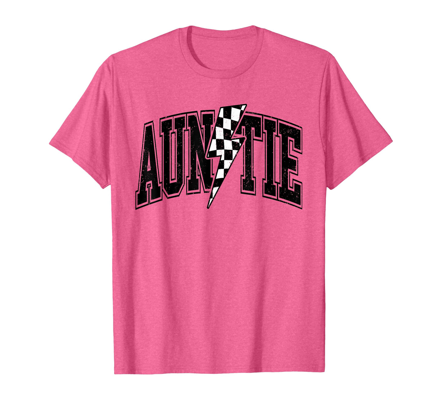 Auntie Racing Car Family Matching Birthday Party Funny Aunt T-Shirt