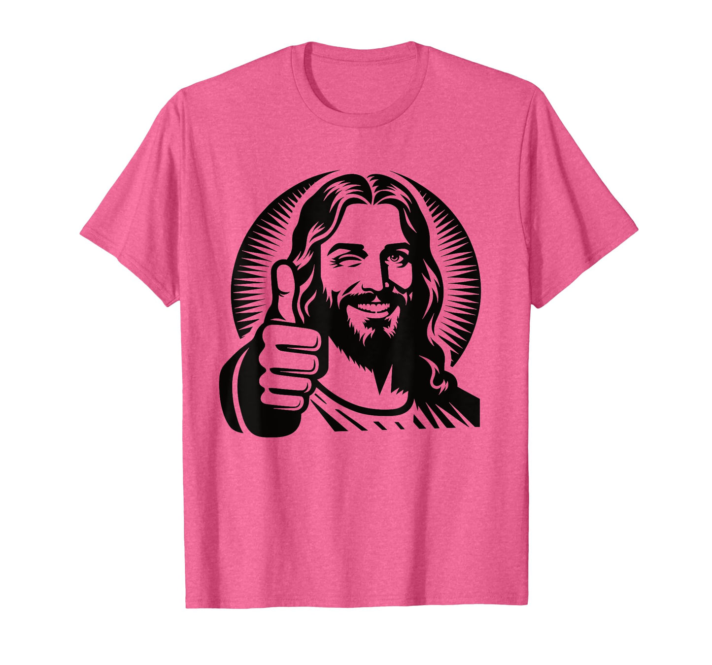 Jesus Christ Smiling Thumbs Up T-Shirt