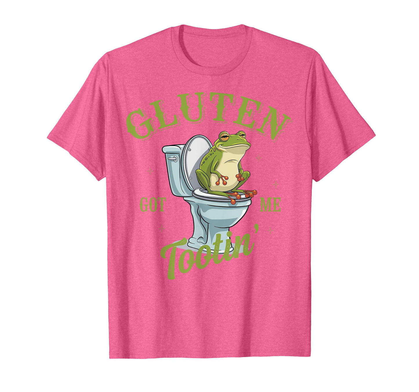 Funny Frog Meme, Gluten Got Me Tootin Gluten Free Diet T-Shirt