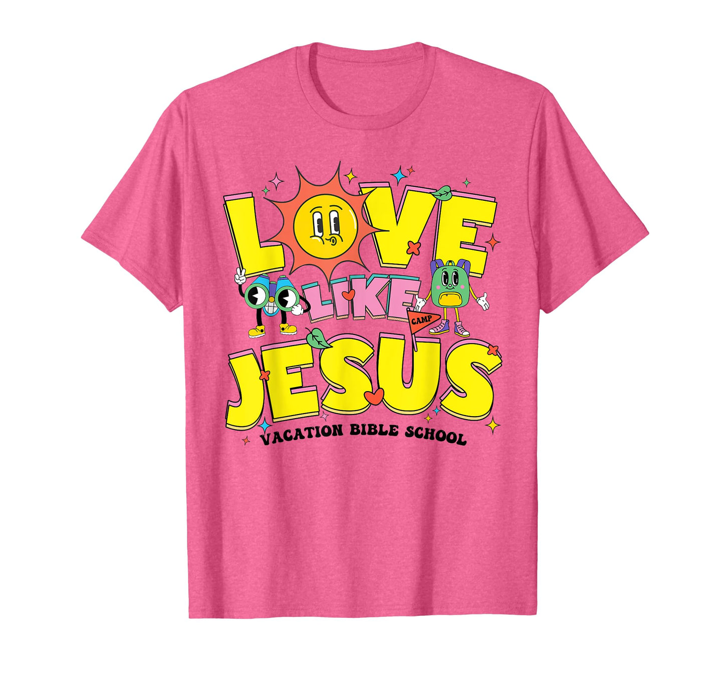 Groovy Love Like Jesus Vacation Bible School VBS Live It T-Shirt