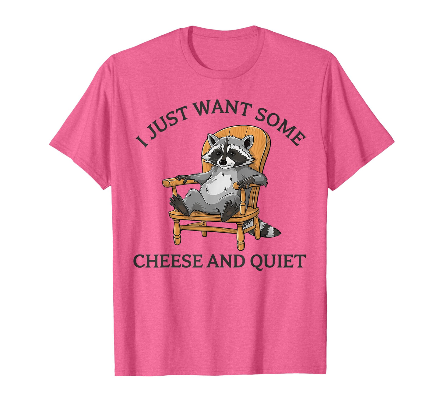 I Just Want Some Cheese And Quiet Funny Raccoon T-Shirt