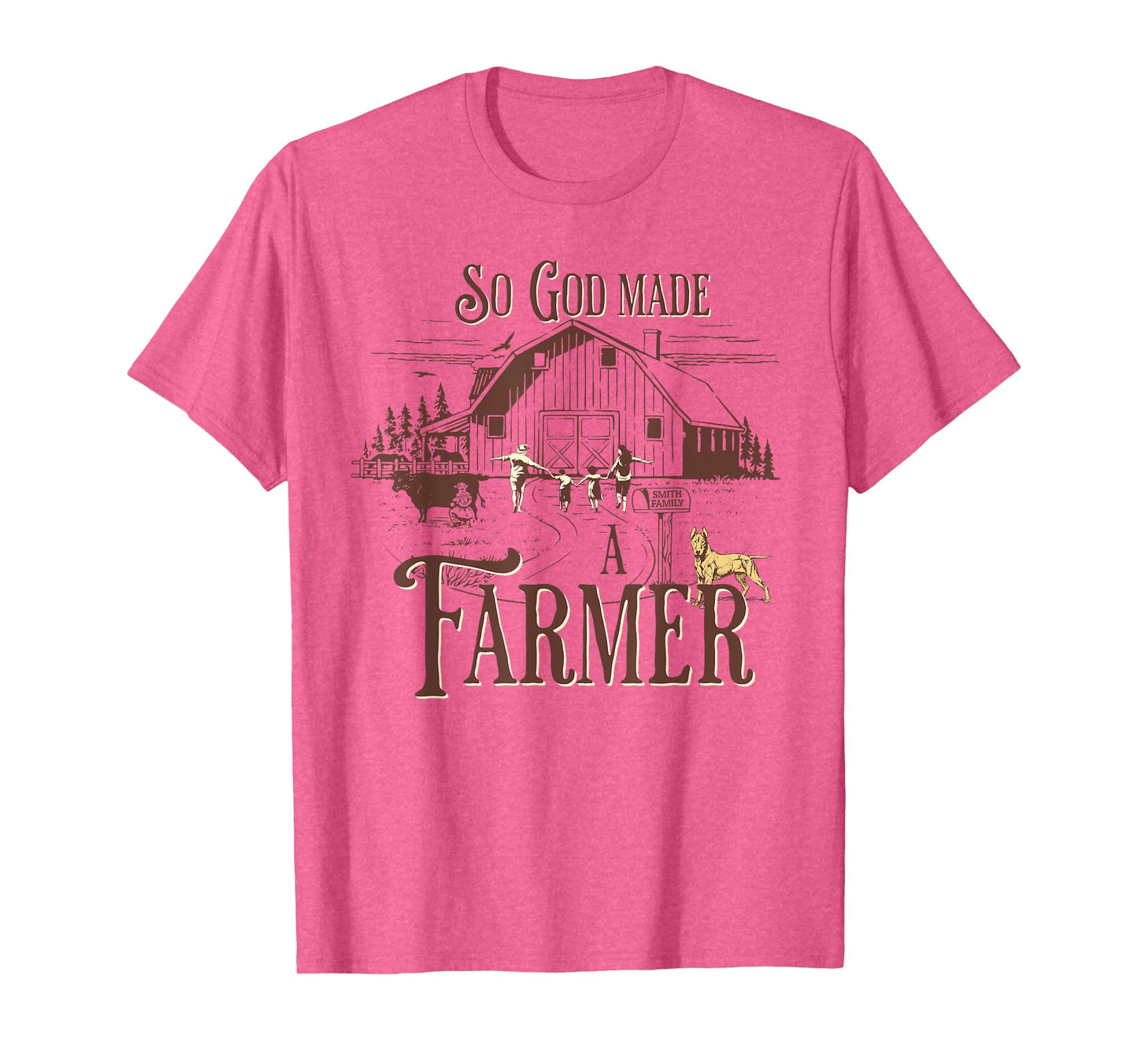 So God Made a Farmer Prayer Design for Country Lovers T-Shirt