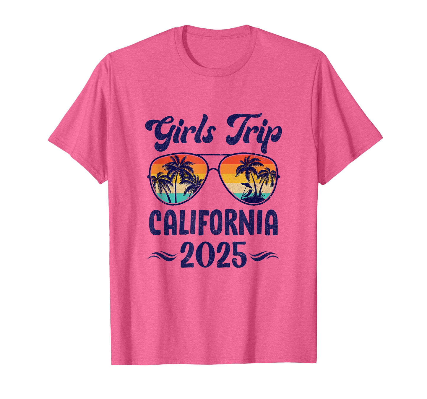 California Girls Trip Beach Vacation 2025 Matching Group T-Shirt