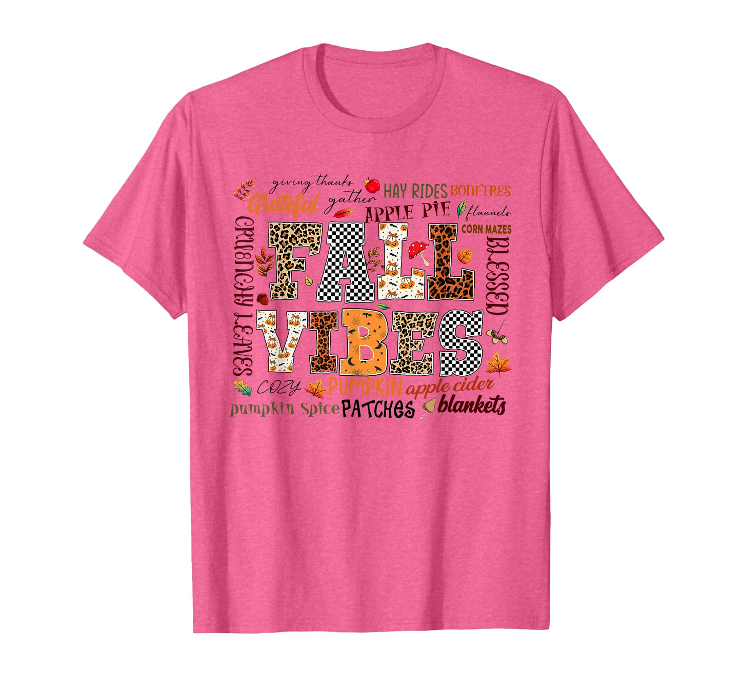 Fall Vibes Autumn Fall Country Life Women Girls T-Shirt