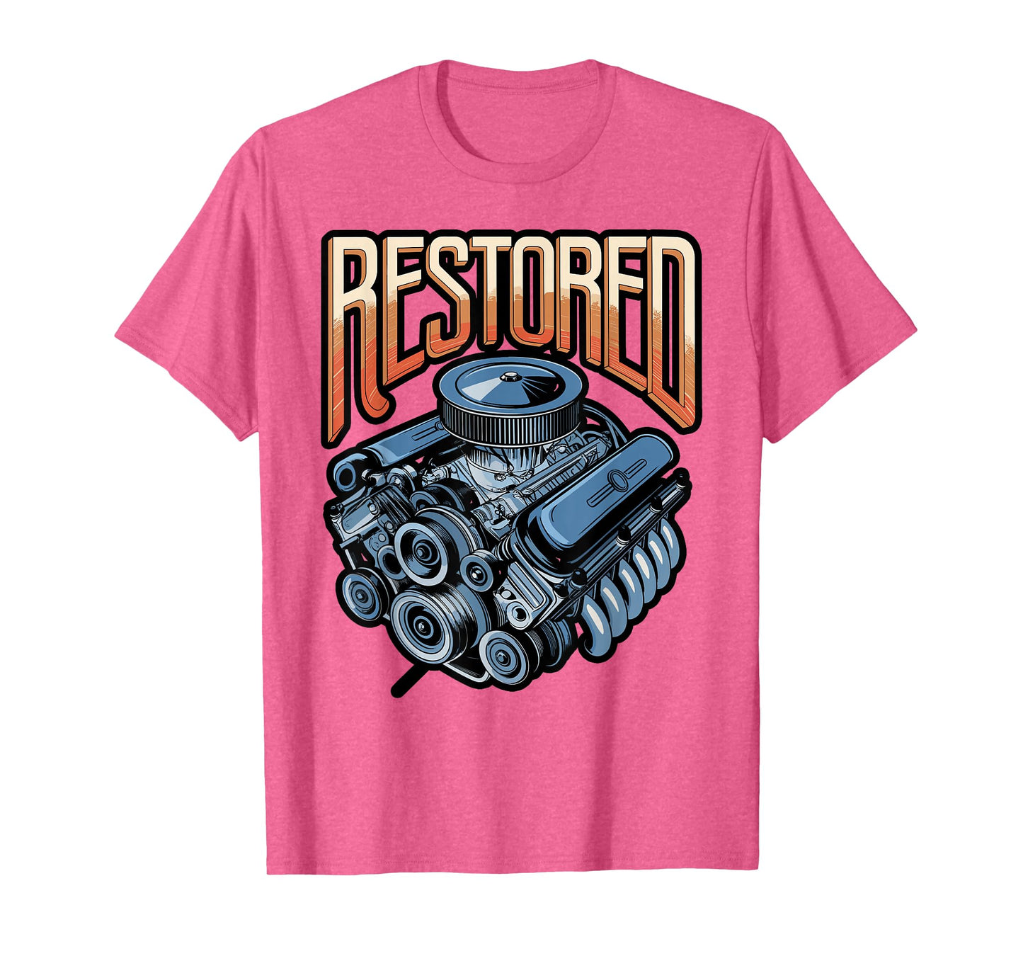 Restored Psalms 23:3 Faith Engine Art T-Shirt