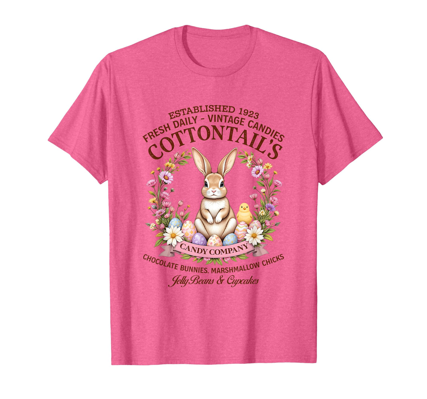 Cottontail’s Candy Vintage Easter Bunny Easter Day Costume T-Shirt