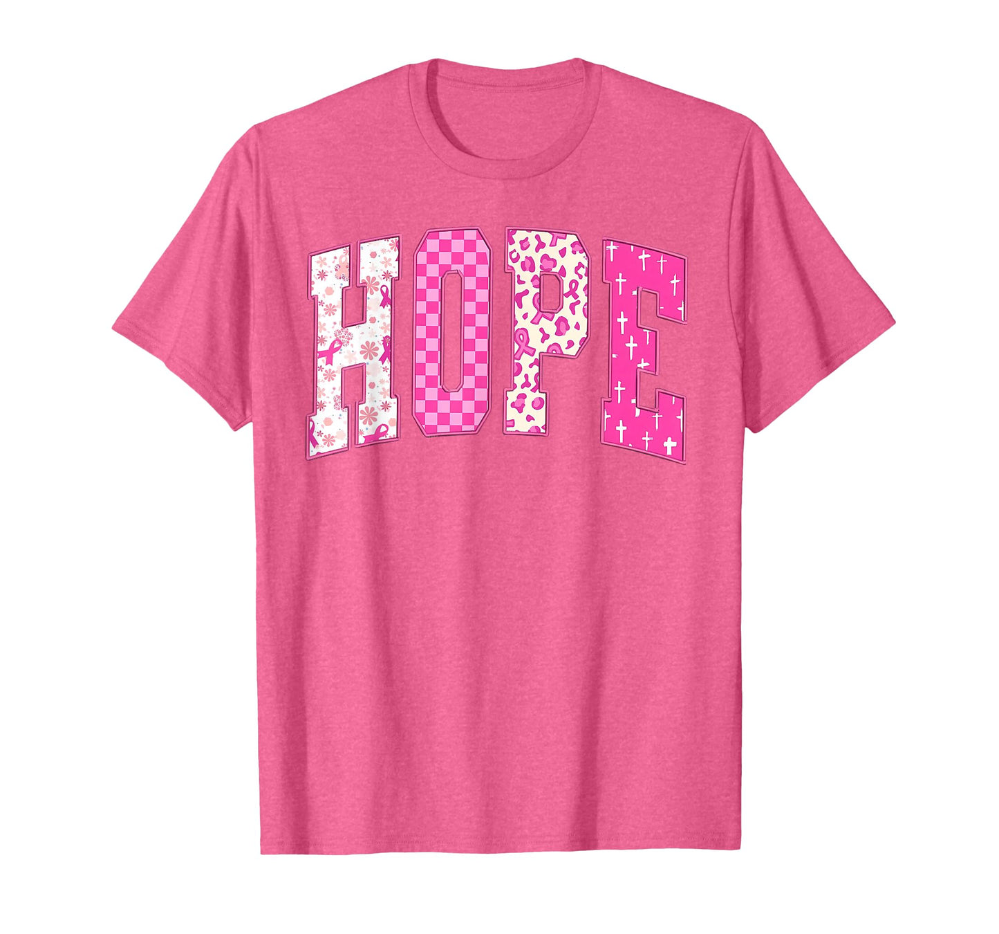 Breast Cancer Christian Fight Hope Faith Love Matching Group T-Shirt