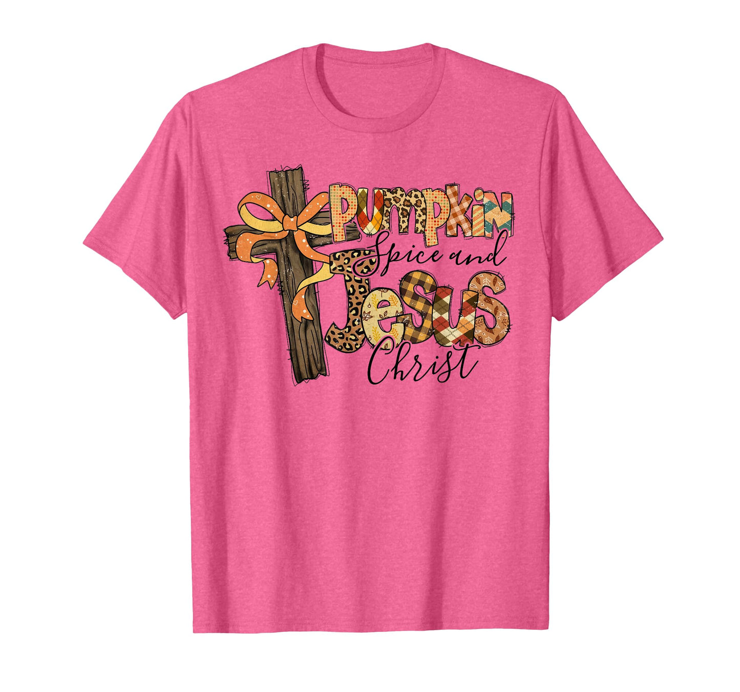 Pumpkin Spice Jesus Christ Funny Fall Thanksgiving Christian T-Shirt