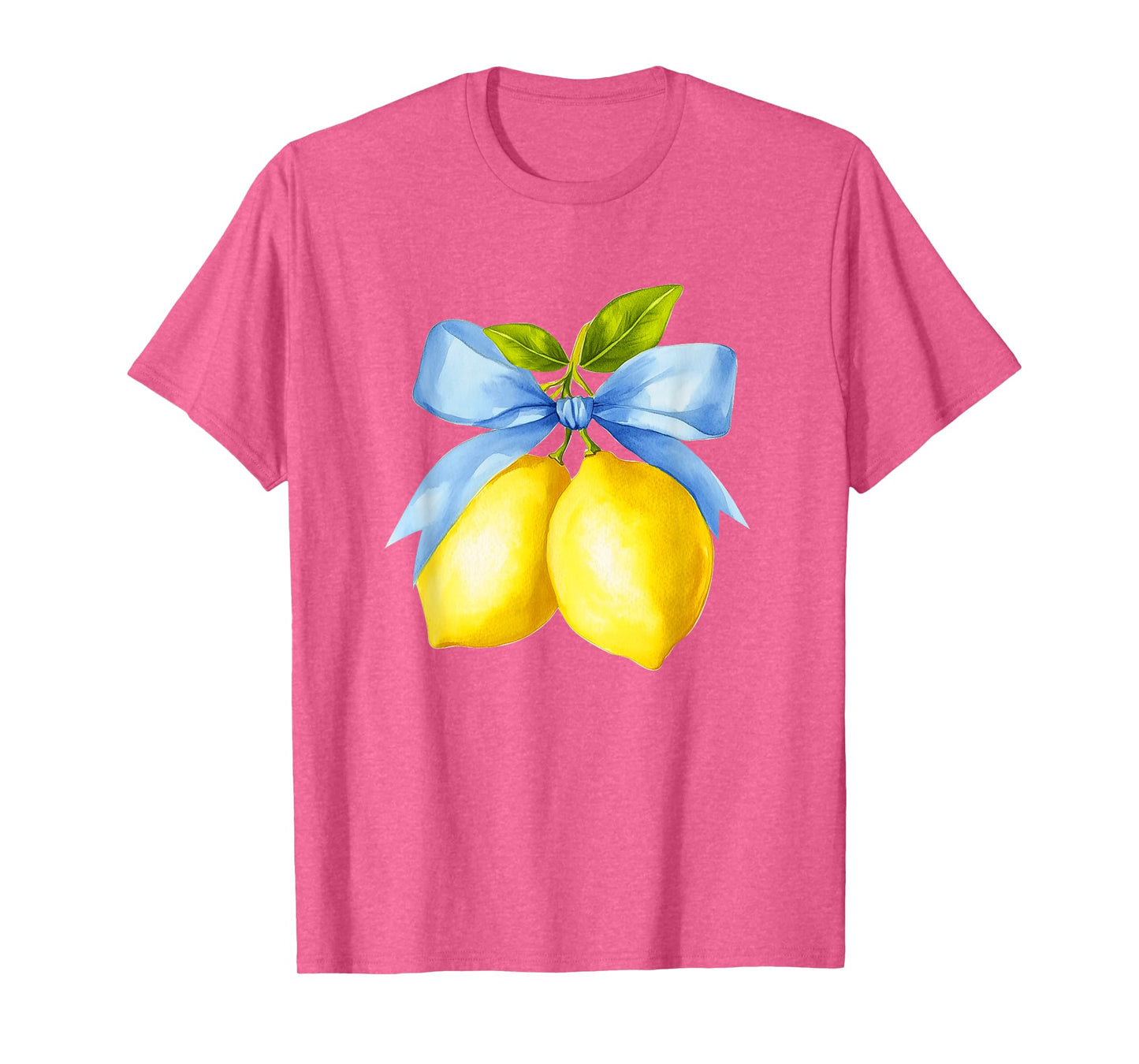Lemon Graphic for Women Girls Fruit Coquette Bow Summer T-Shirt