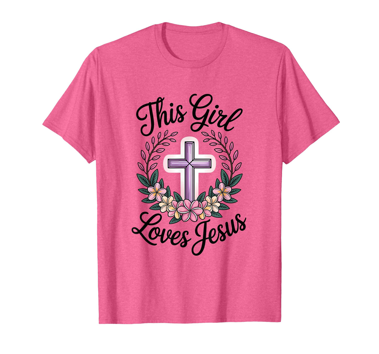 This Girl Loves Jesus Christian Girl Jesus T-Shirt