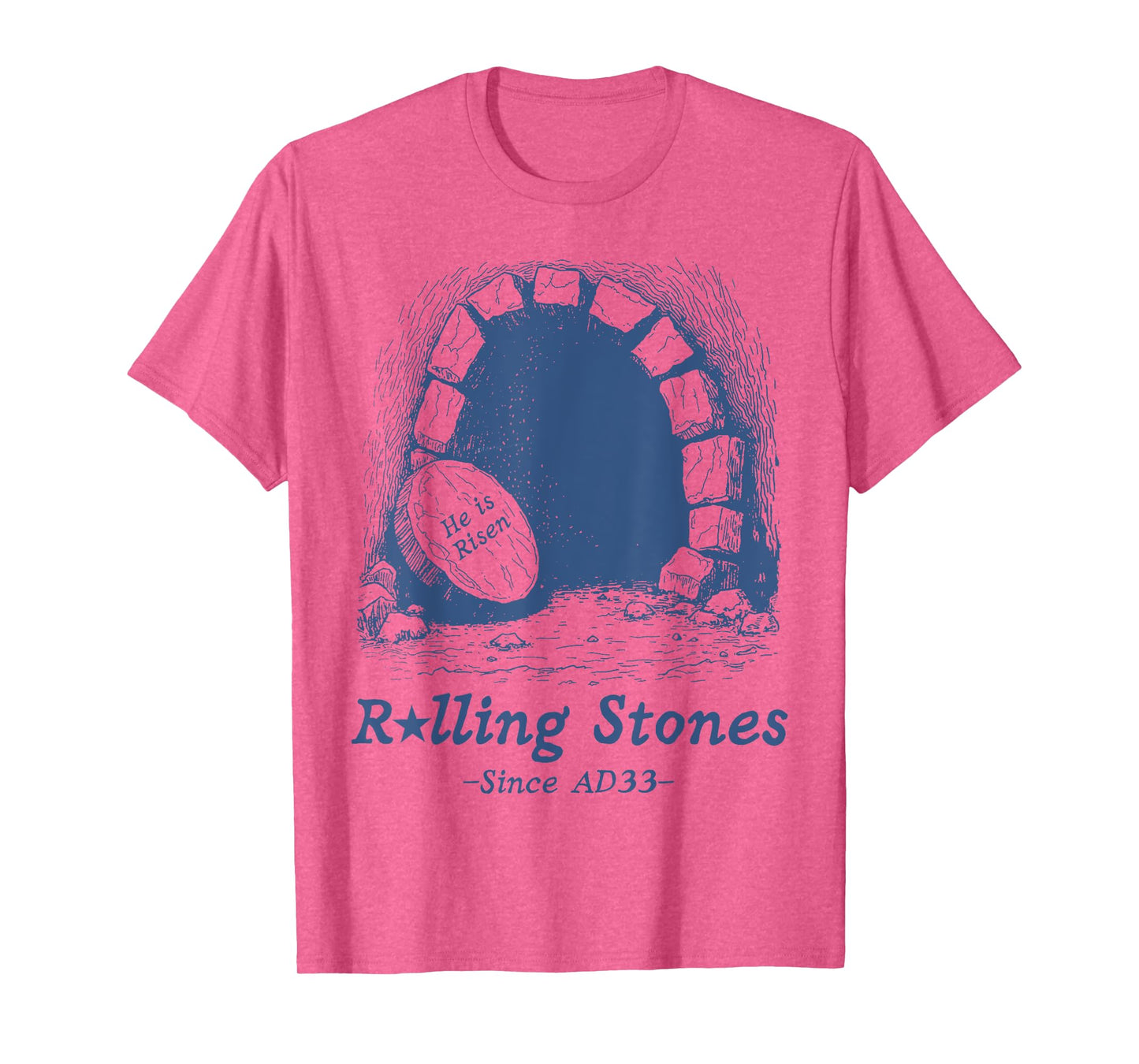 The Stone Was Rolled Away He Is Alive Retro Christian Easter T-Shirt