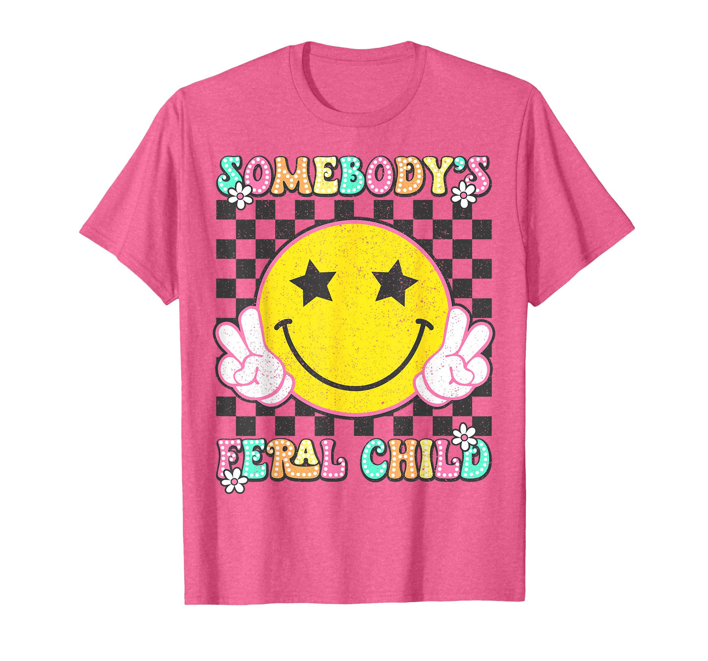 Somebody's Feral Child Toddler Girl and Boy Funny Quotes T-Shirt