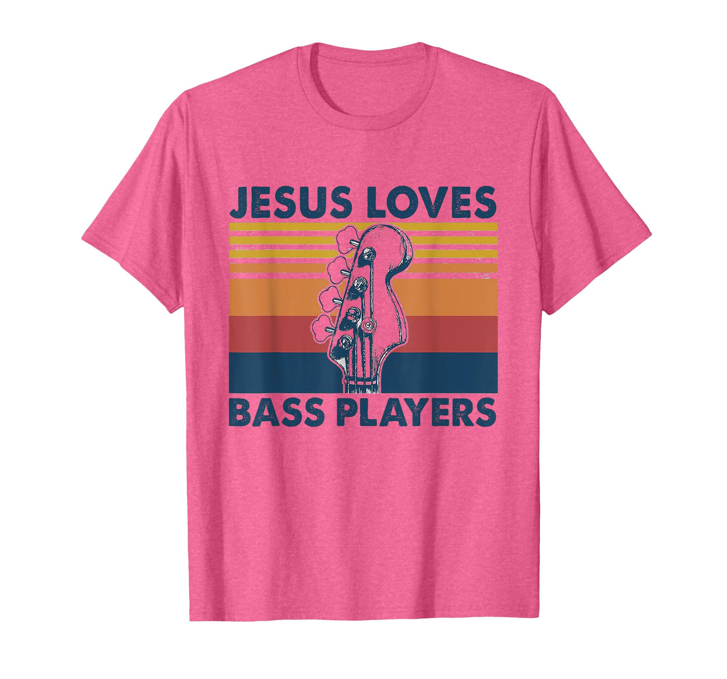 Jesus Loves Bass Players Christian Musician Funny Shirt Gift T-Shirt