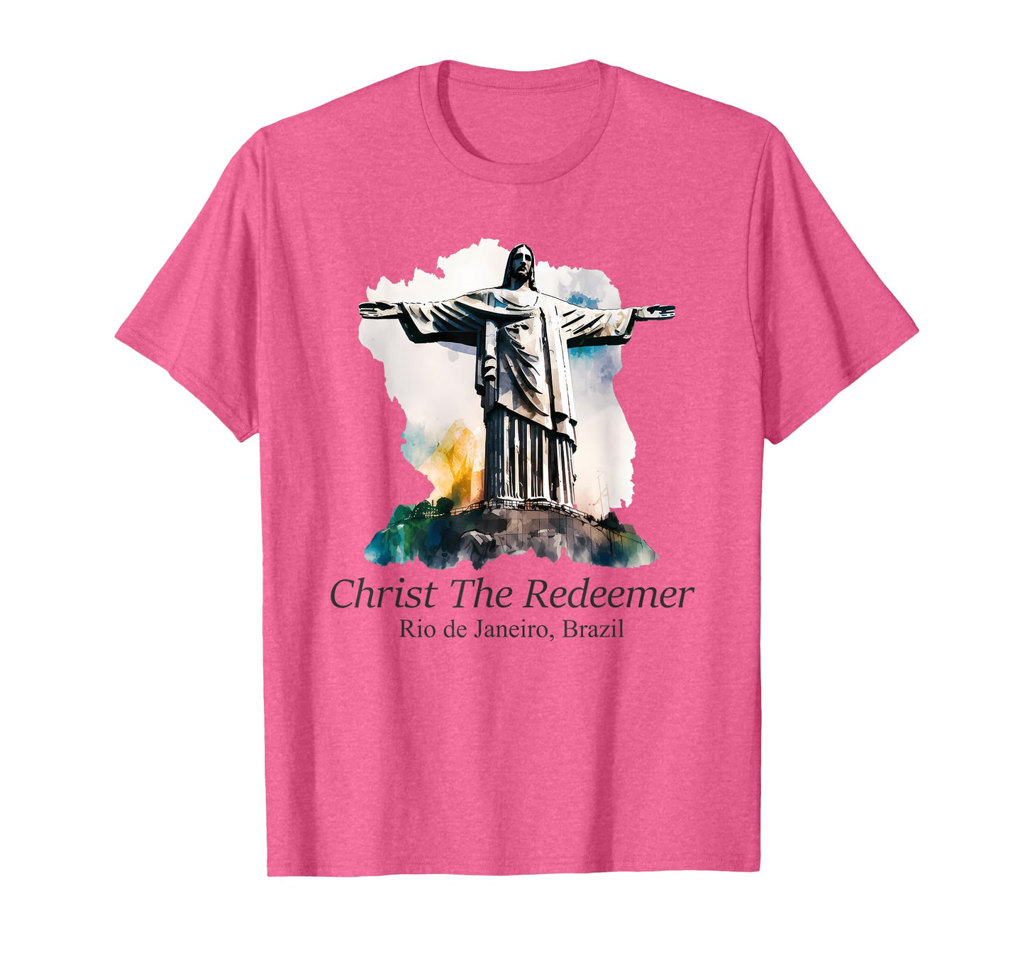 Funny Jesus Christ The Redeemer Travel Destination Graphic T-Shirt