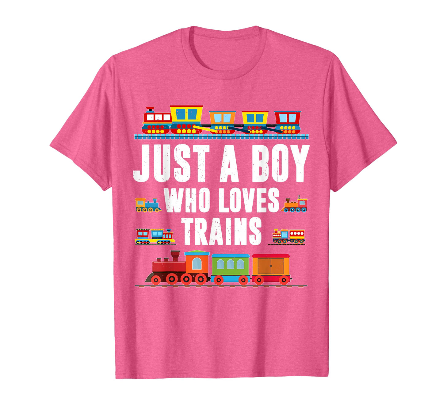 Just A Boy Who Loves Train Toddler Shirt Baby Boy Locomotive T-Shirt