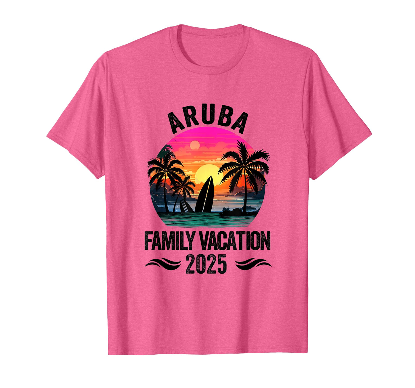 Aruba Family Vacation 2025 Matching Outfits Beach Summer T-Shirt