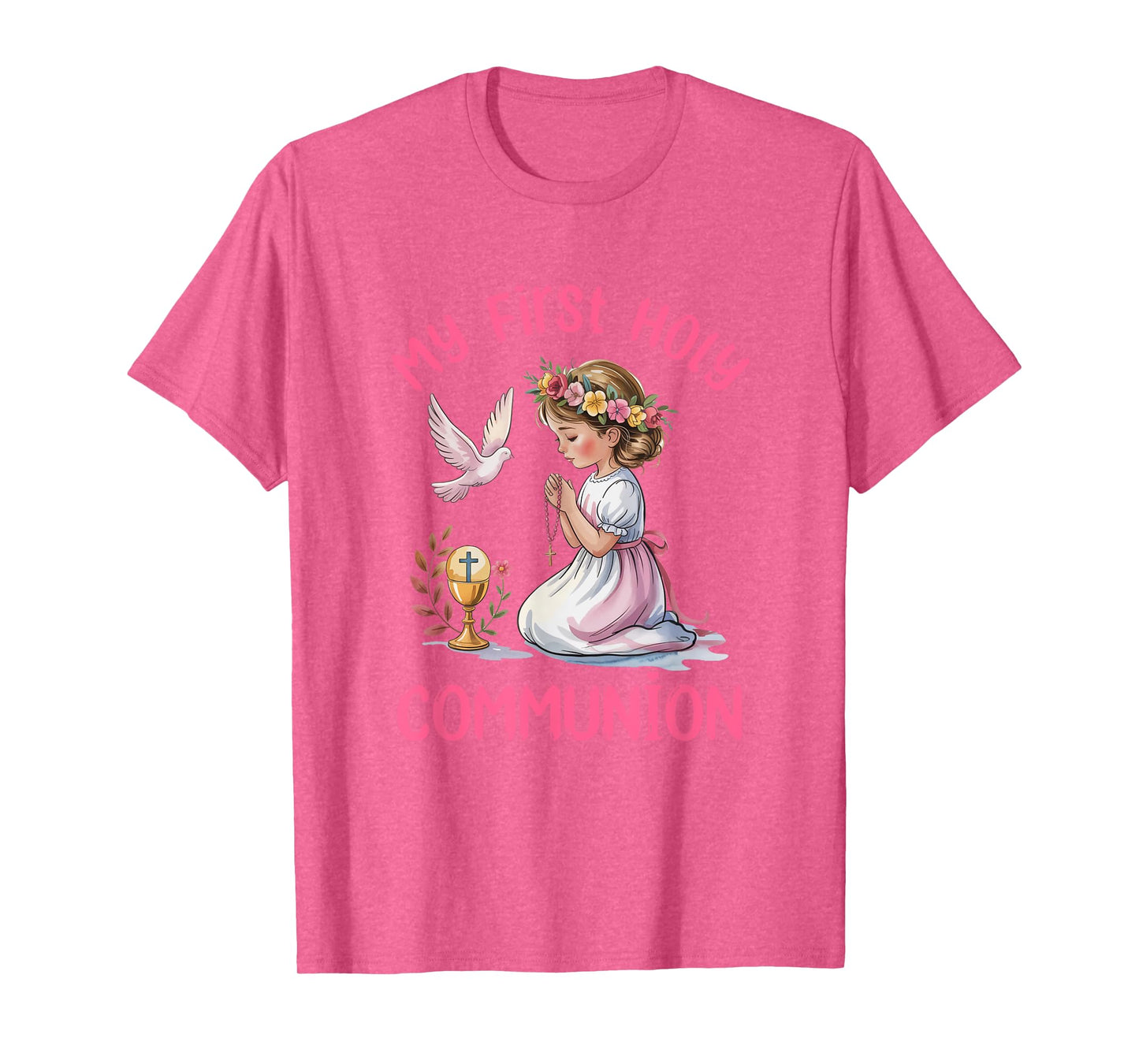My First Holy Communion For Girl Christian Catholic T-Shirt