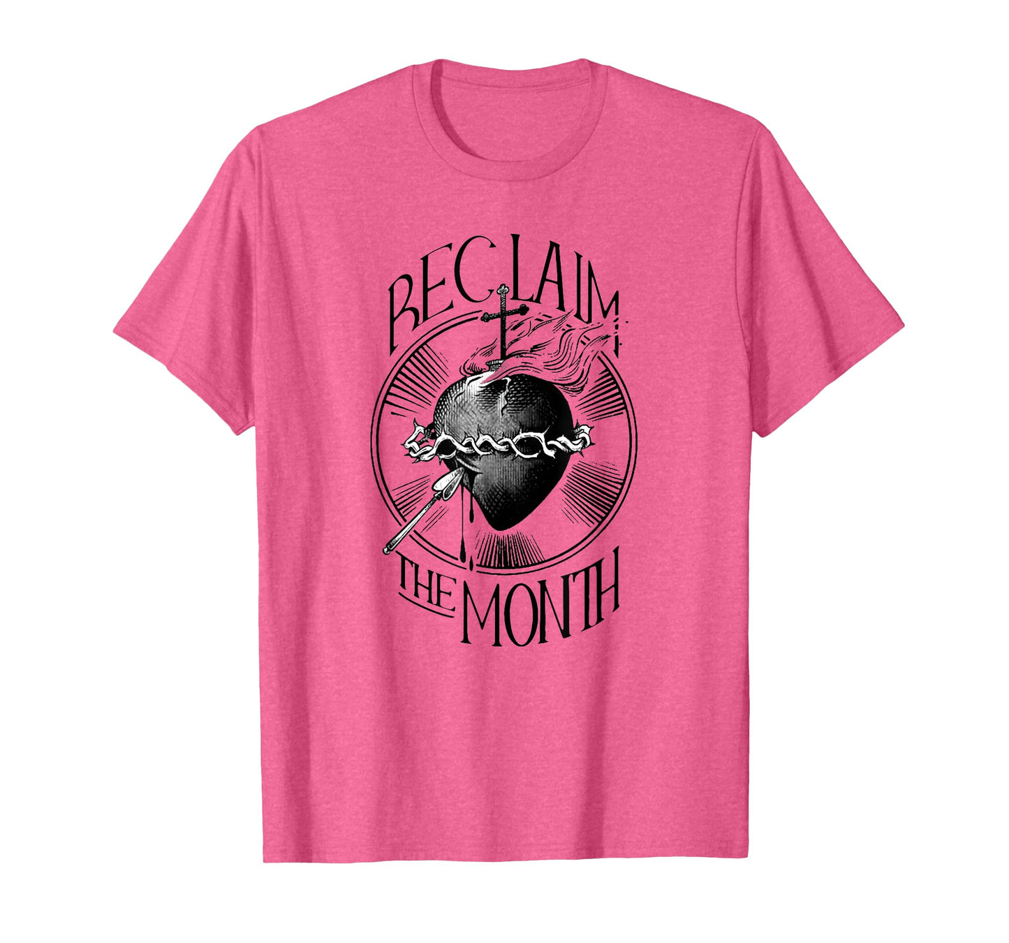 Funny Reclaim The Month Sacred of Heart of Jesus T-Shirt