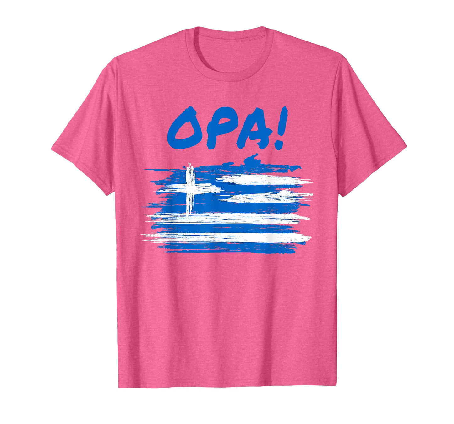 OPA! Funny Traditional Greek Party Quote & Flag of Greece T-Shirt