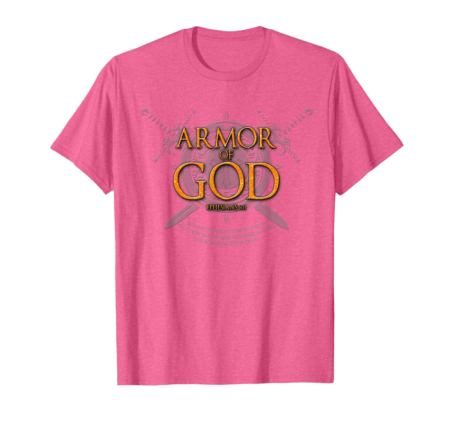 Armor of God Christian Gift Bible Quote T-Shirt Clothing