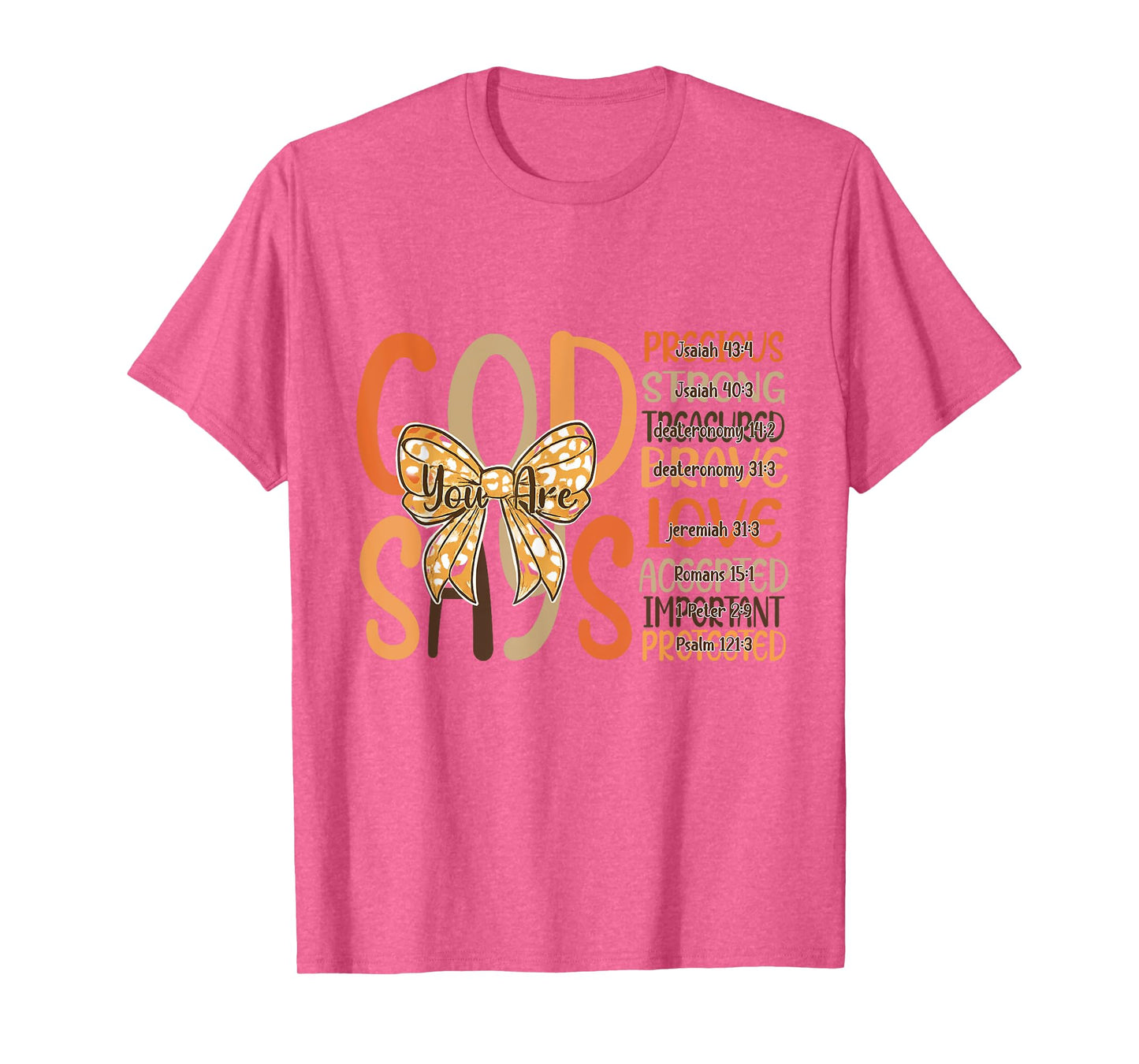 God Says You Are Autumn Fall Jesus Christian Thanksgiving T-Shirt