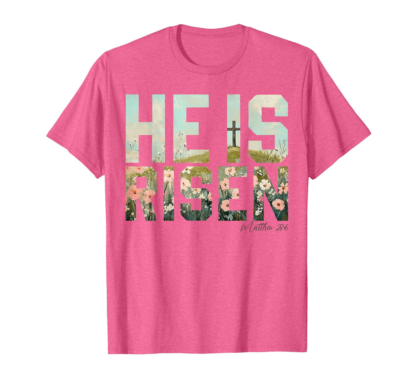 He is Risen Boho Easter Christian Jesus T-Shirt
