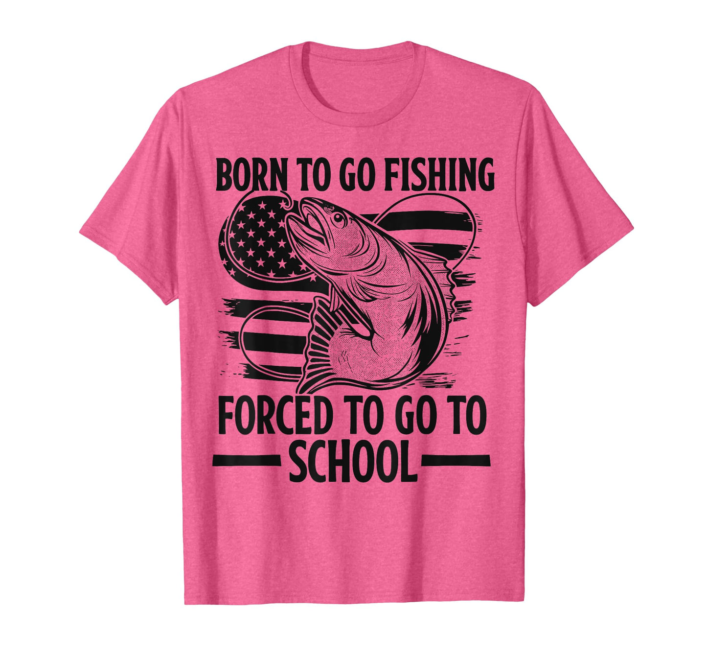 Born to Go Fishing Fish Fisherman Boy Funny Youth Fishing T-Shirt