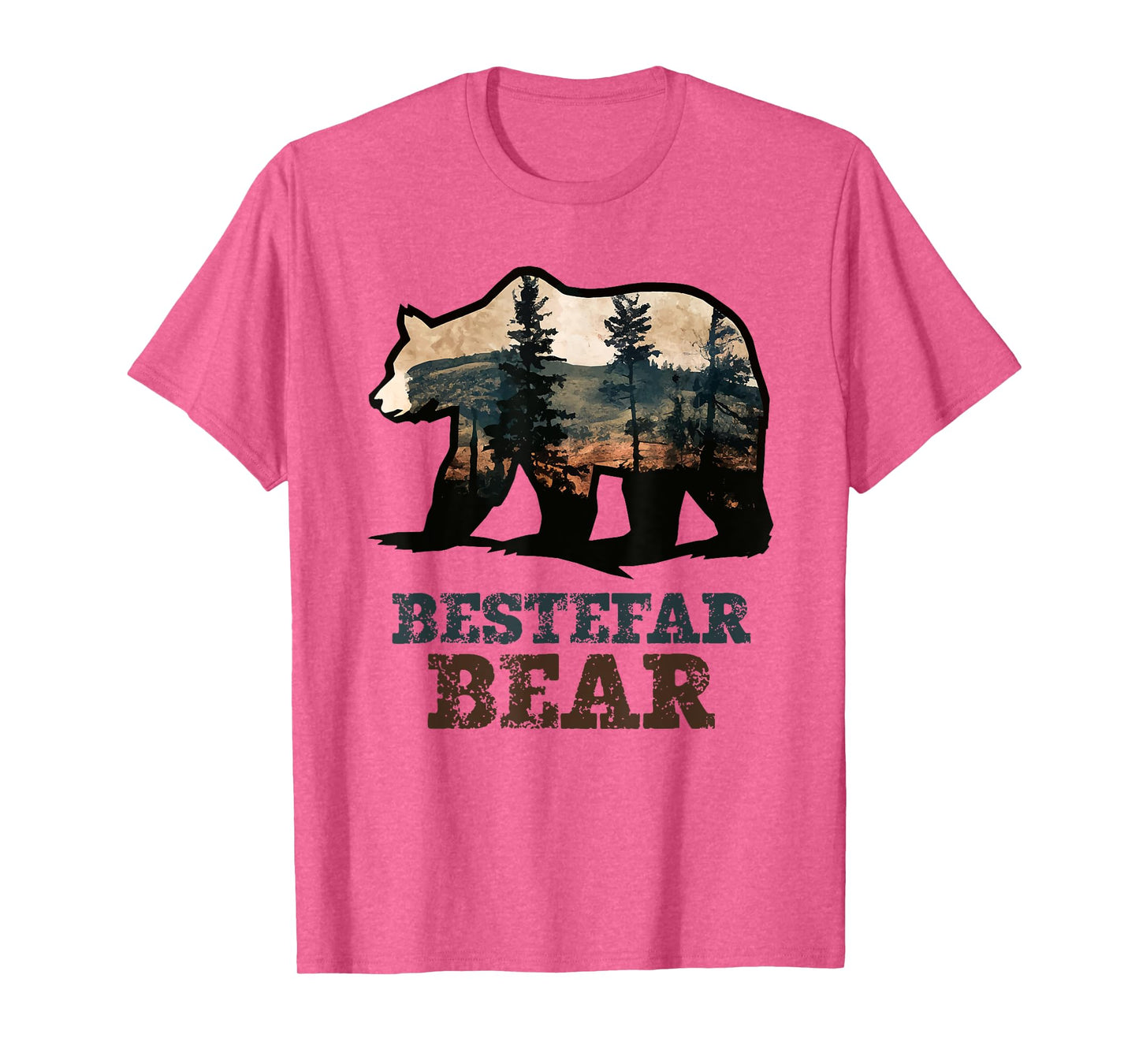 Bestefar Bear Vintage Retro Funny Grandpa T-Shirt