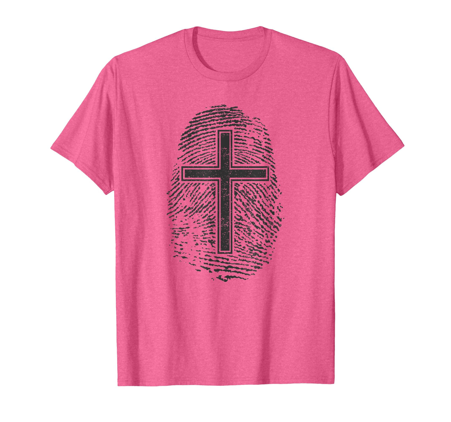 FingerPrint Christian Thumbmark Cross Christian Identity T-Shirt