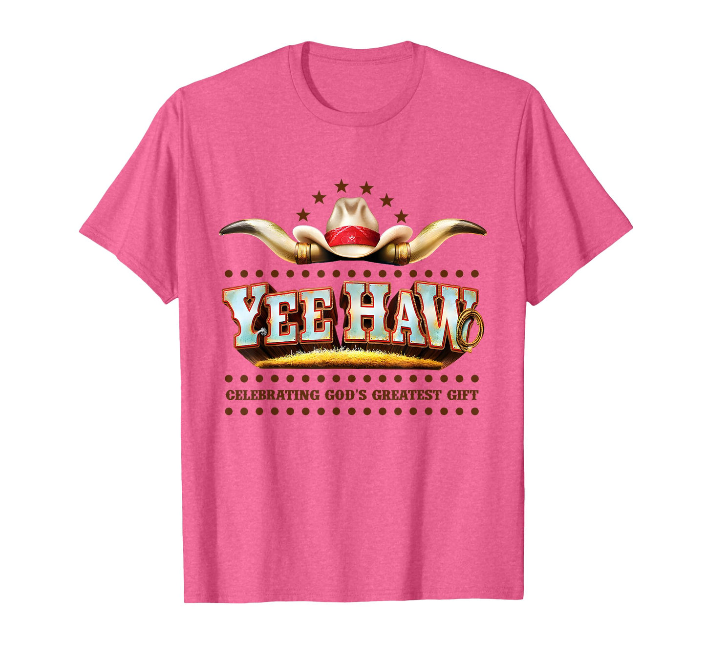 Yee Haw Celebrating God's Funny Cowboy VBS 2025 T-Shirt