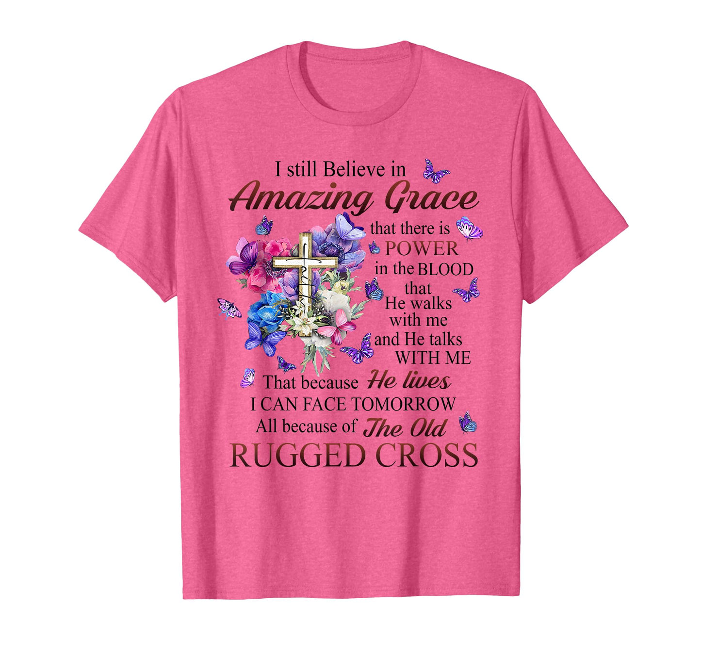 I Still Believe In Amazing Grace Husband In Heaven T-Shirt