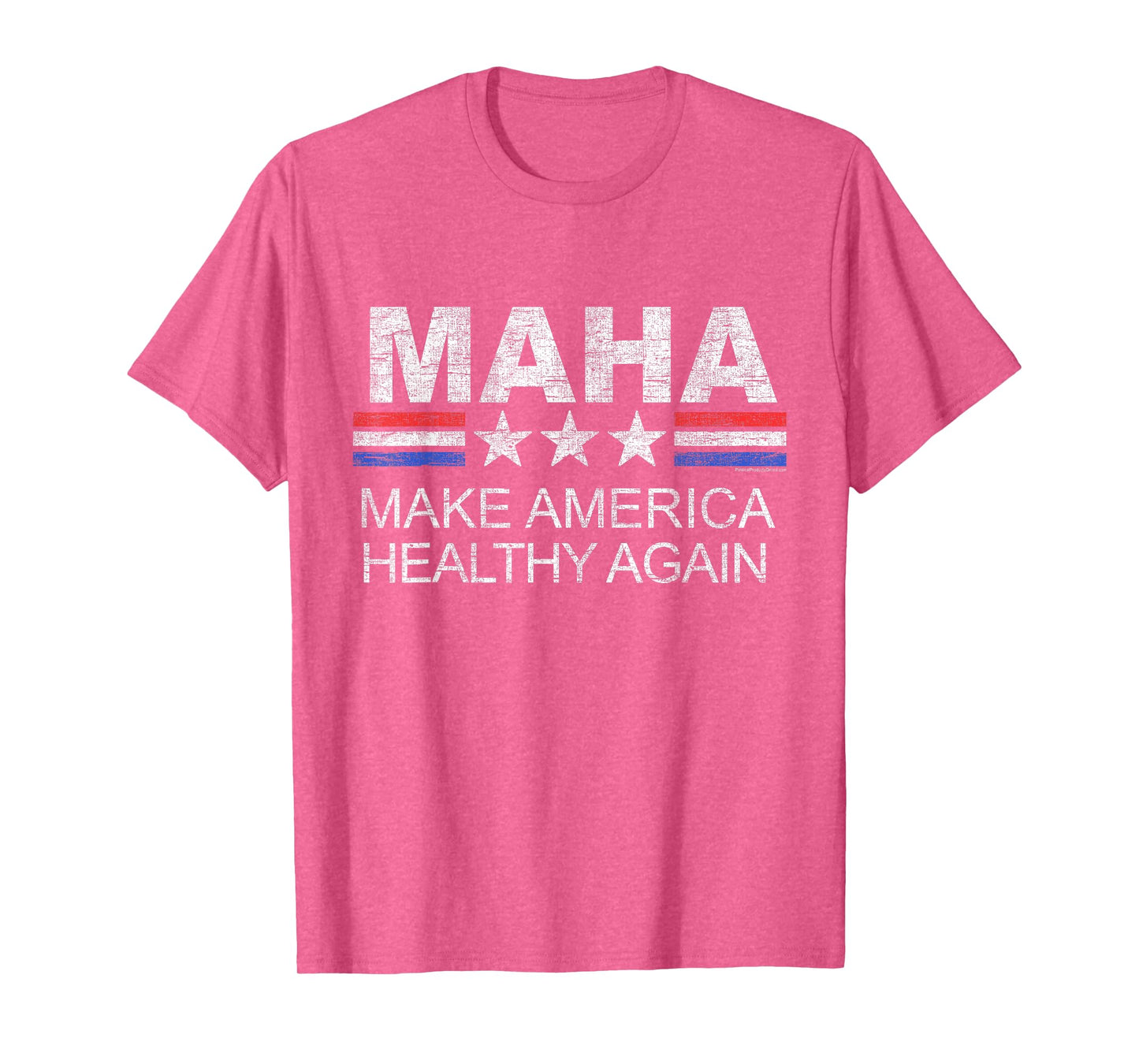MAHA Make America Healthy Again Vintage Patriotic Anti Vax T-Shirt