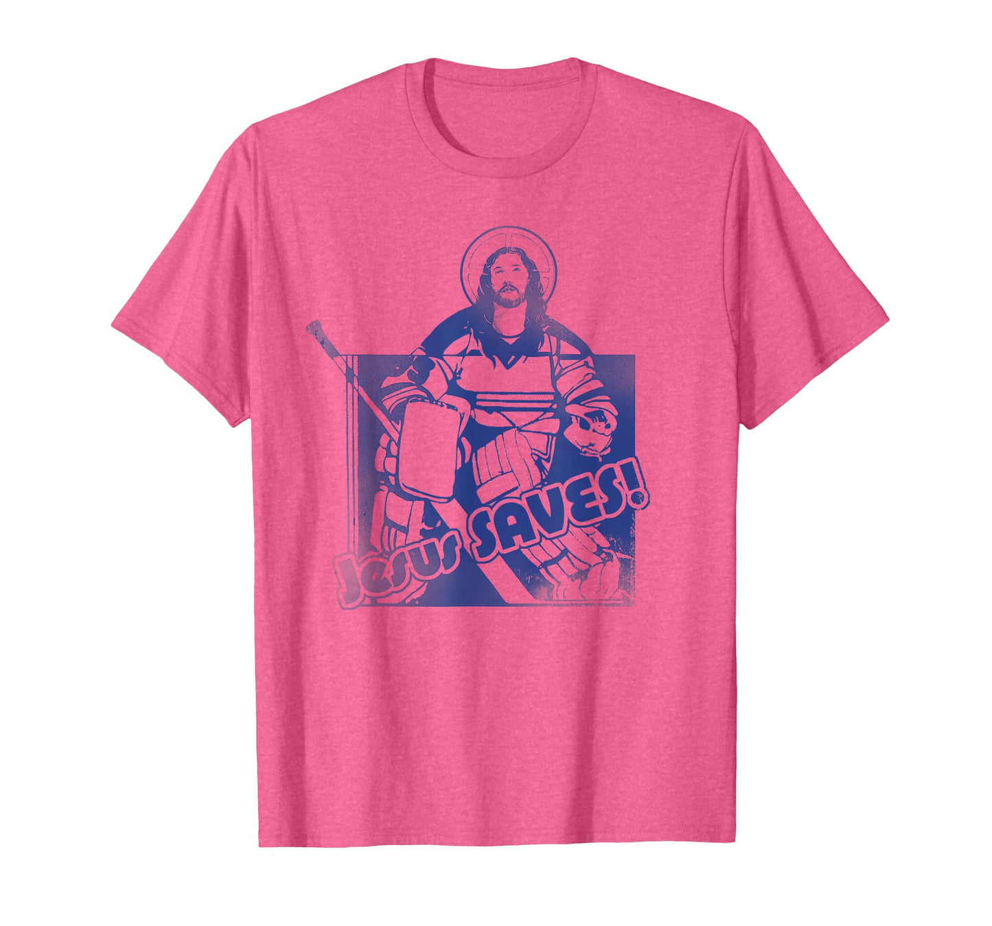 Jesus Saves Funny Hockey Adult T Shirt T-Shirt