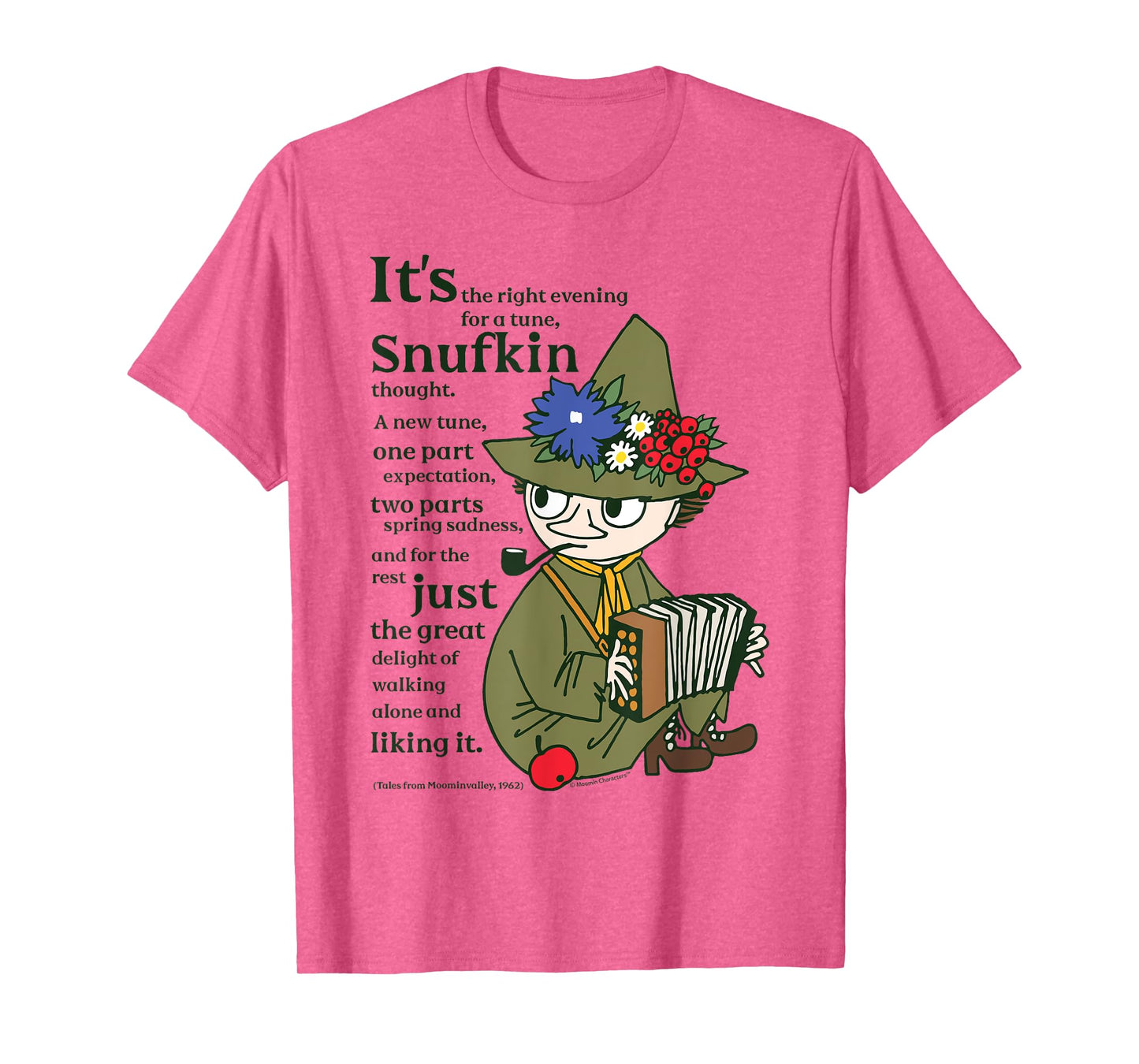 Moomin A New Tune Tales From Moominvalley Snufkin Quote T-Shirt