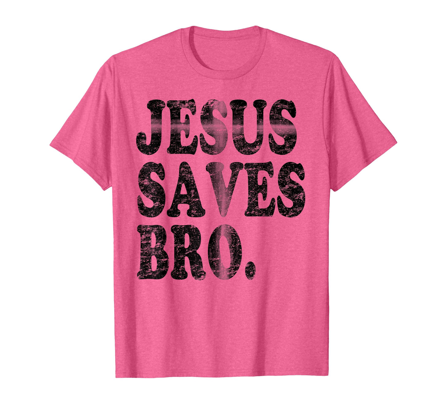 Jesus Saves Bro Vintage Hidden Christian Cross T-Shirt