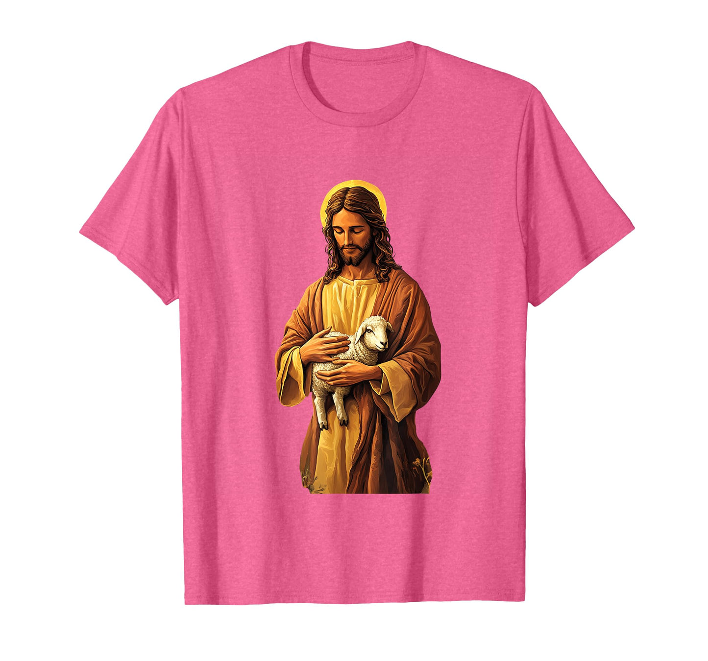 Jesus Holding Lamb Good Shepherd T-Shirt