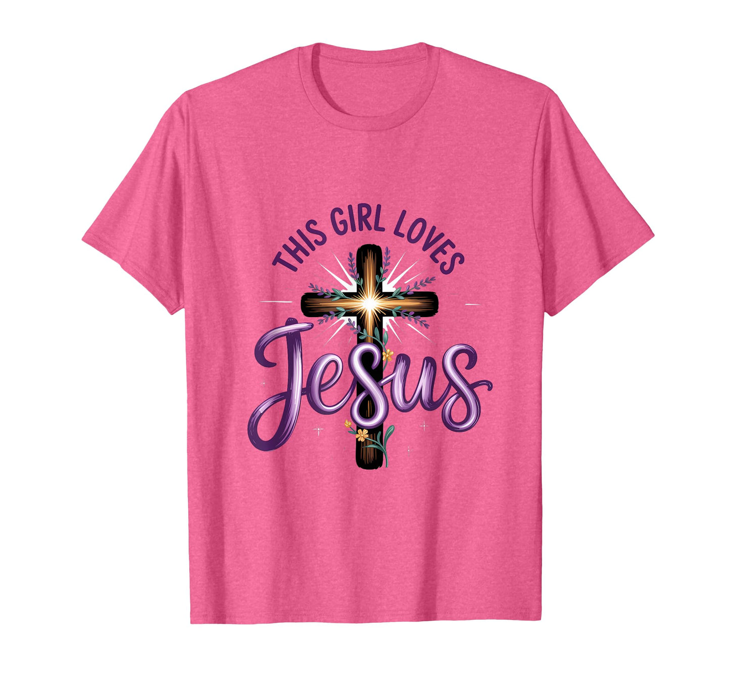 This Girl Loves Jesus Christian Girl Jesus T-Shirt