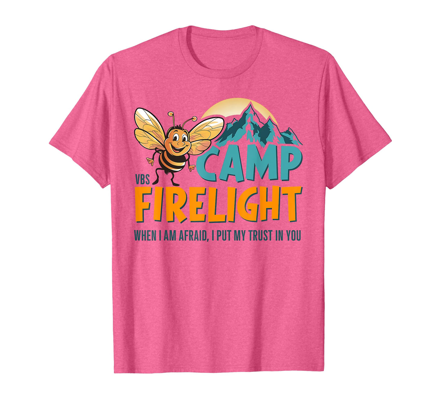 Camp Firelight VBS Camp Vacation Bible School Firework 2024 T-Shirt