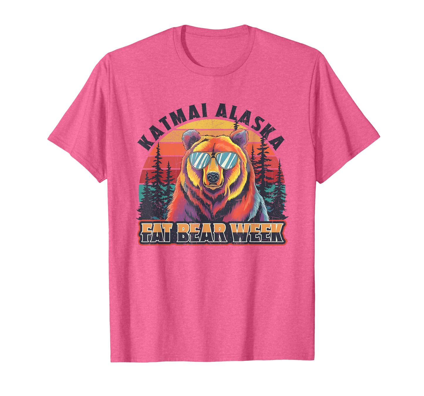 Katmai Alaska Fat Bear Week Vintage Nature Quote T-Shirt