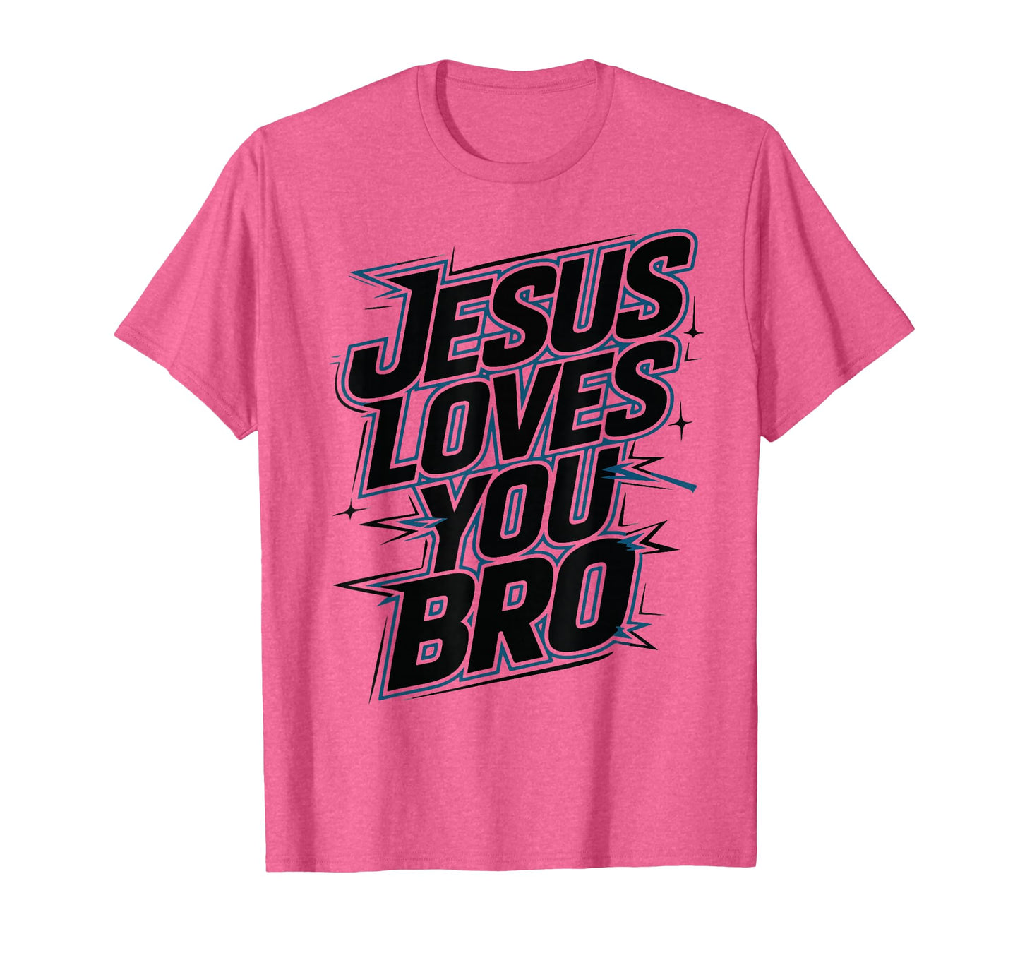 Youth Boy Jesus Loves You Bro Funny Christian Godson Toddler T-Shirt