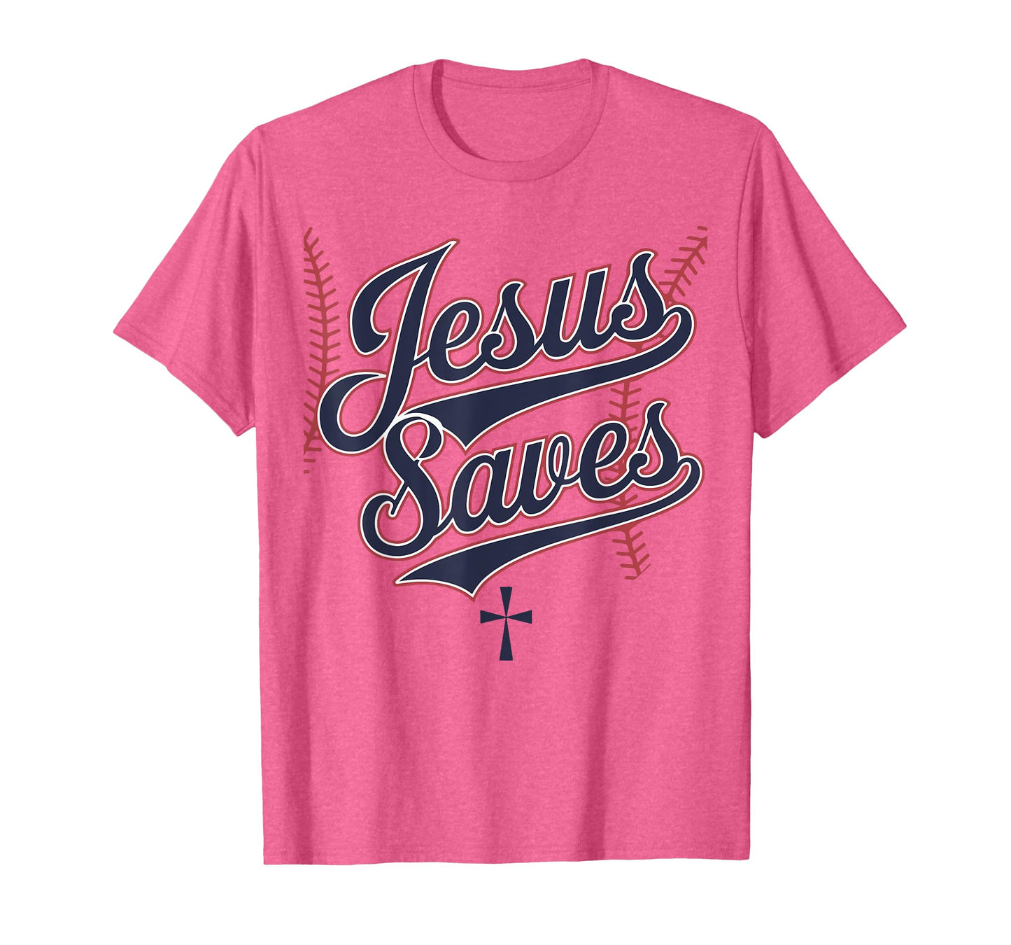 Christian Jesus Saves Bro Baseball Boy Youth I You Love God T-Shirt