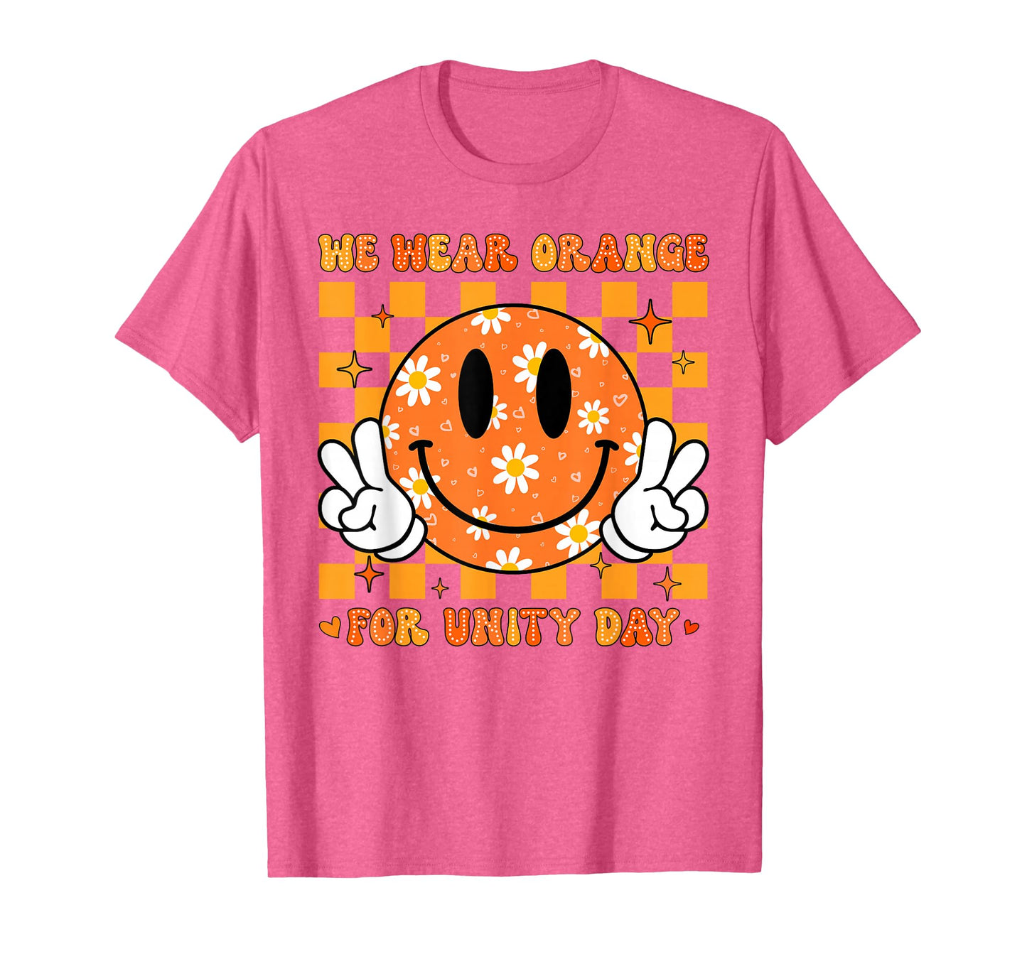 Unity Day End Bullying We Wear Orange Inspirational Quotes T-Shirt