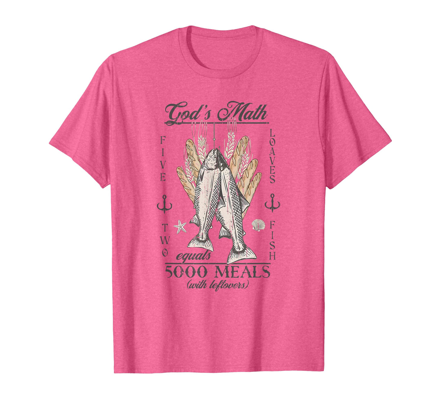 God's Math, Equals 5000 Meals, Jesus Feeds The 5000 T-Shirt