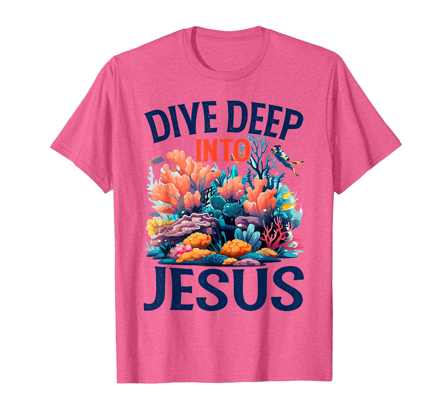 Dive Deep Into Jesus VBS Scuba Diving Underwater Bible 2025 T-Shirt