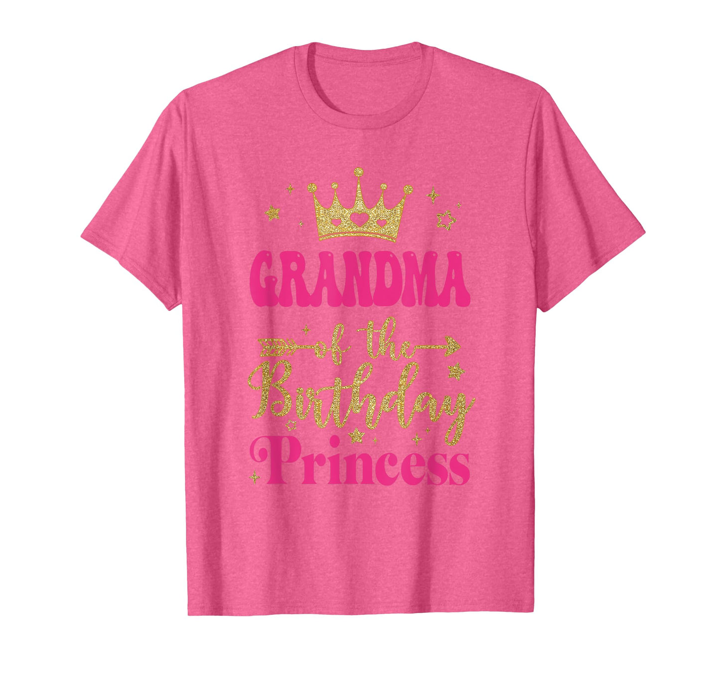Grandma Of The Birthday For Girl 1St Birthday Princess Girl T-Shirt