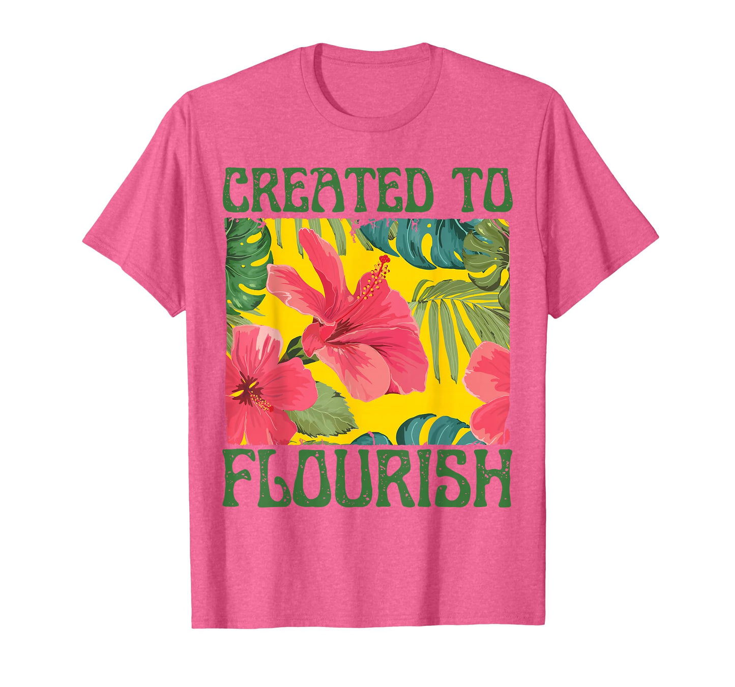 Created to Flourish Vintage Flowers T-Shirt