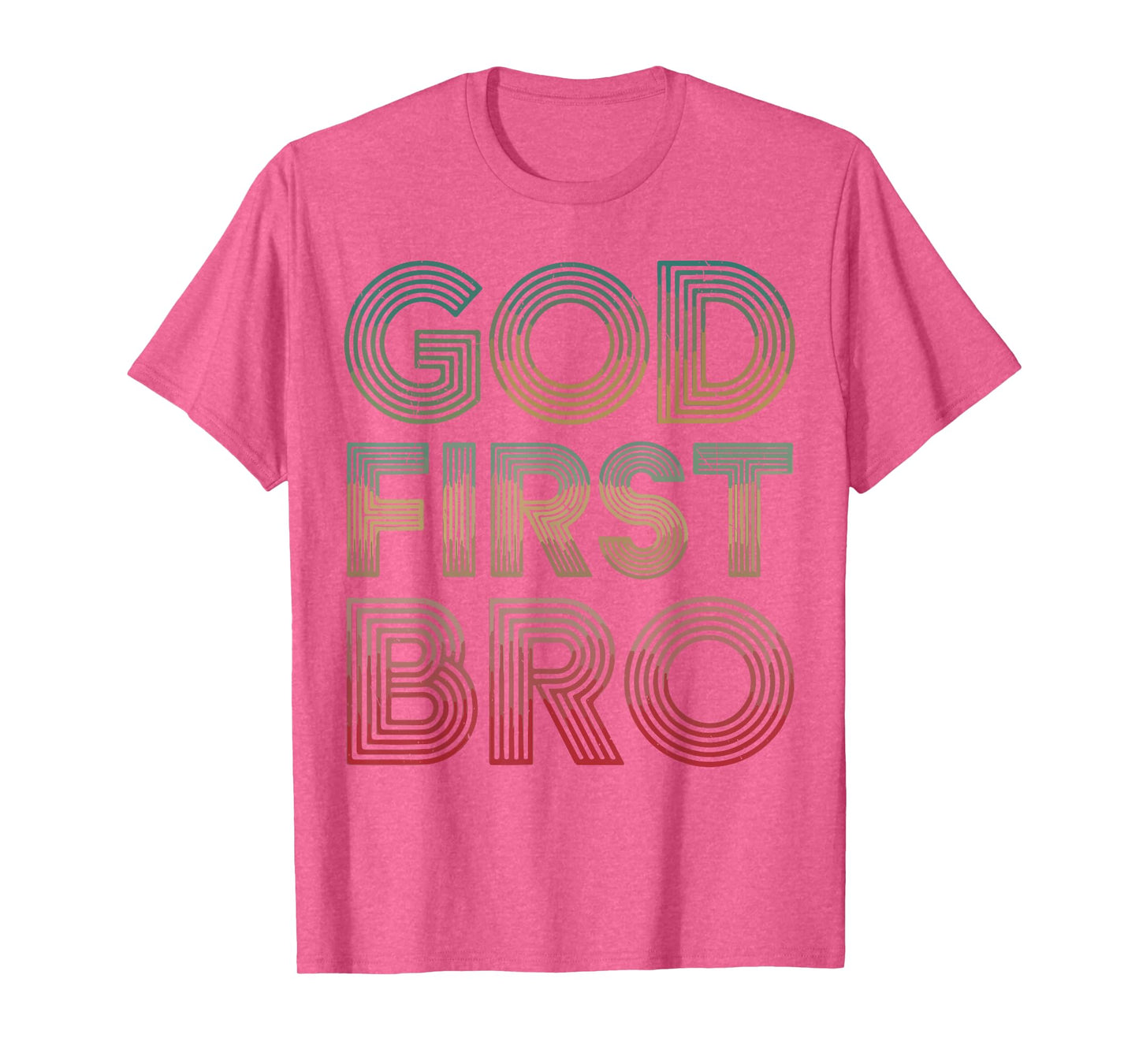Youth Boy God First Bro Funny Christian God Brother Toddler T-Shirt