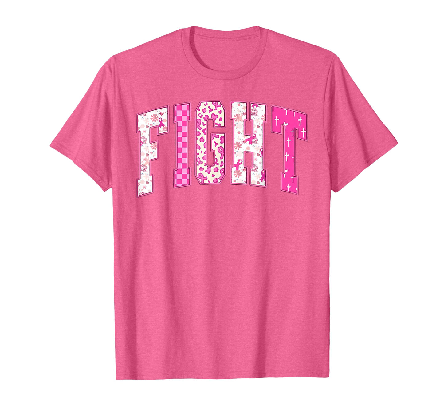 Breast Cancer Christian Fight Hope Faith Love Matching Group T-Shirt